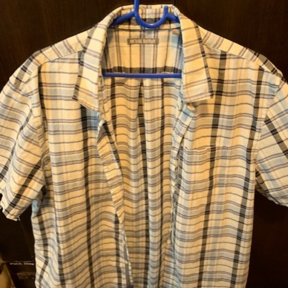 Michael Bastian XL Short Sleeved Button Up
